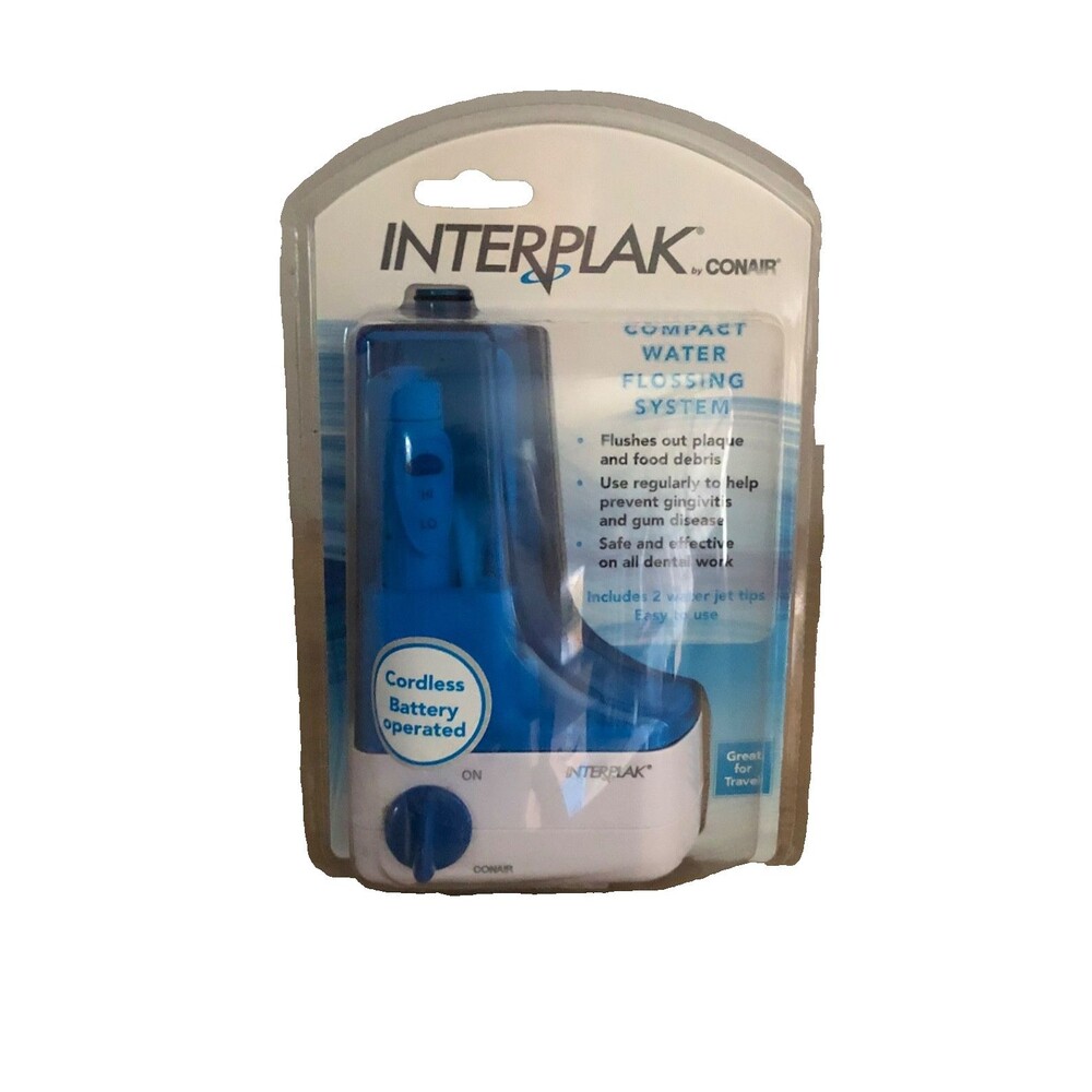 Interplak by Conair Compact Dental Water Jet Flossing System WJX Brand New